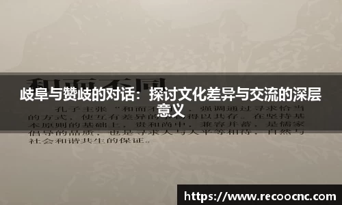 歧阜与赞歧的对话：探讨文化差异与交流的深层意义